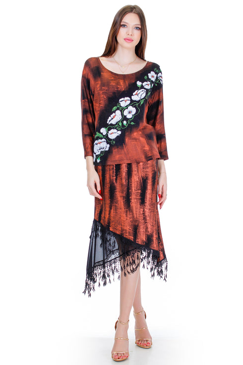 Bluza jerse pictata  Liza Panait Liza Panait Online Boutique